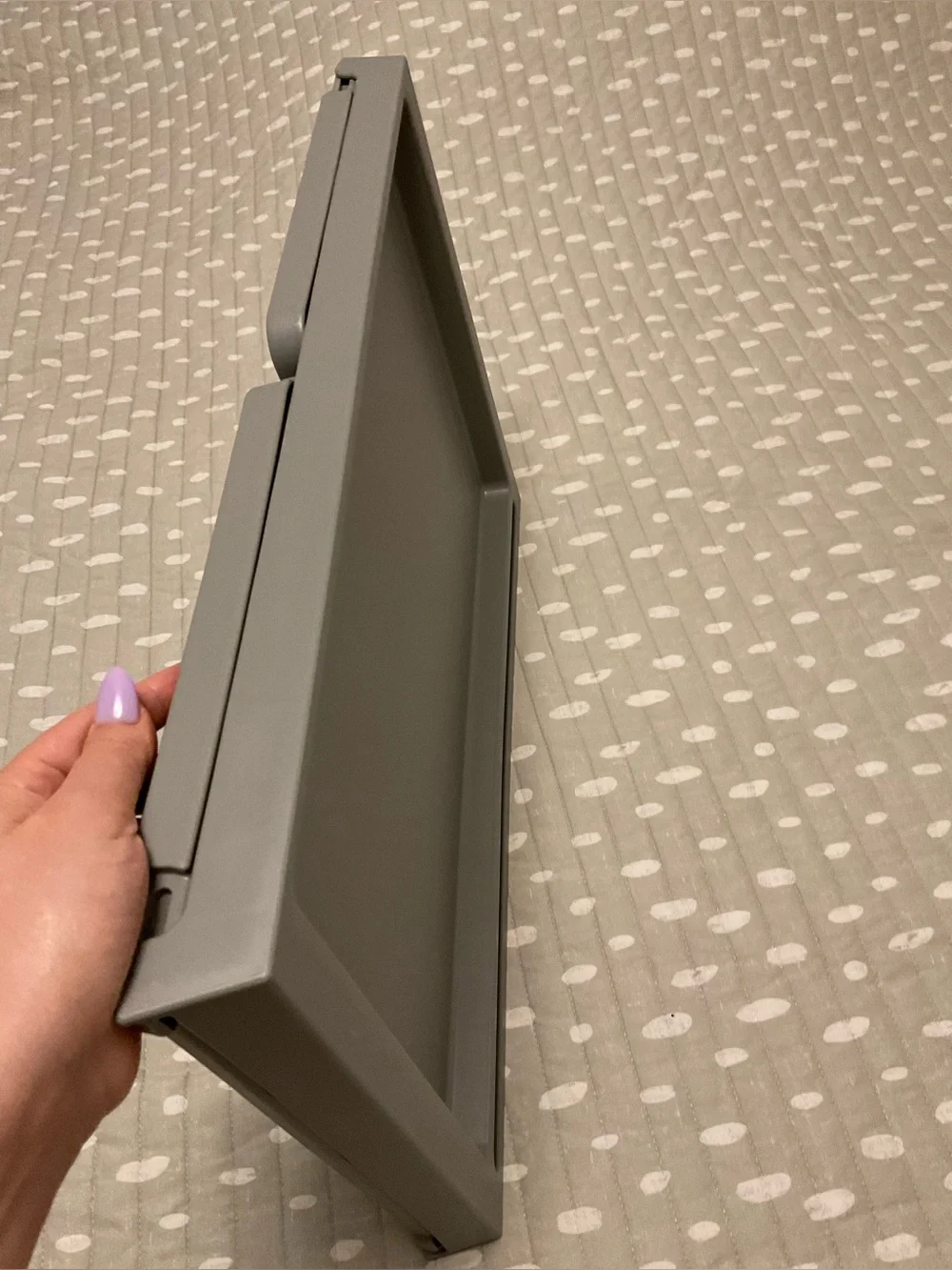 EUC IKEA Gray bed tray